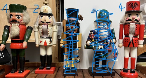 Nussknacker holzfiguren - 22,