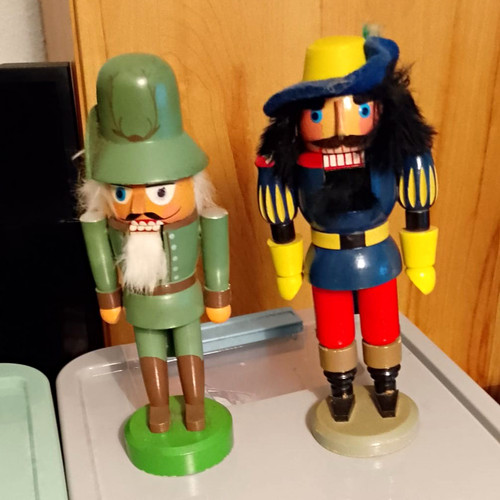 Vintage nussknacker - 2x,