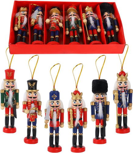 Pcs weihnachten hölzerne - 6,