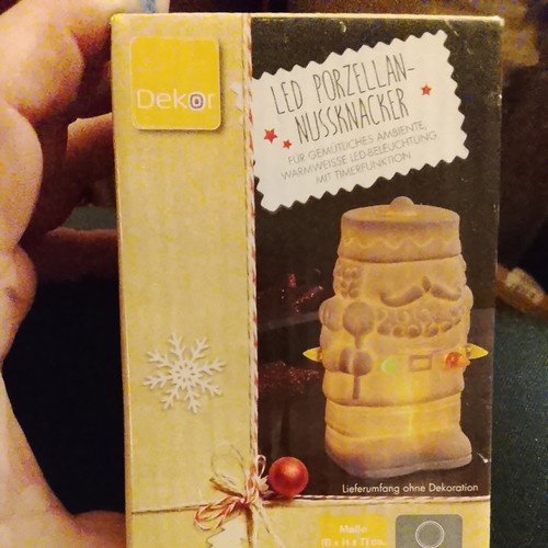 Led porzellan nussknacker - ,