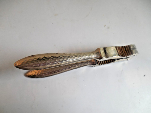 Vintage nussknacker metall l - metall,