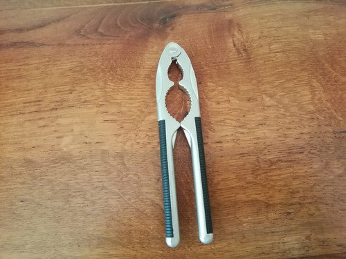 Vintage edelstahl nussknacker - edelstahl,